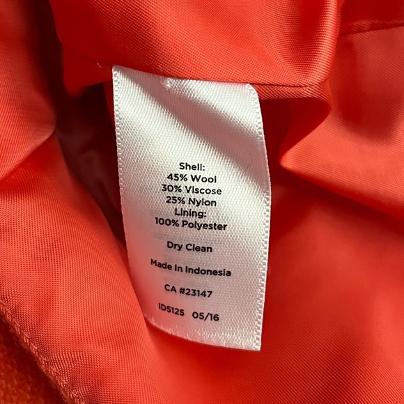 {Talbots} Wool Blend Short Jacket with Button Closure - Womens 4 - Picture 9 of 9